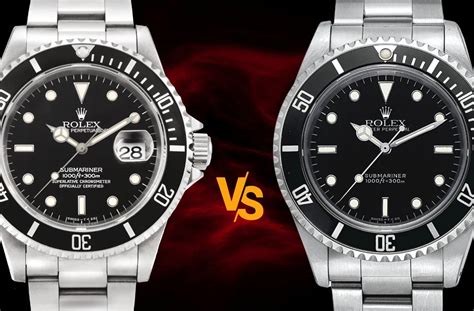 Rolex no date vs date